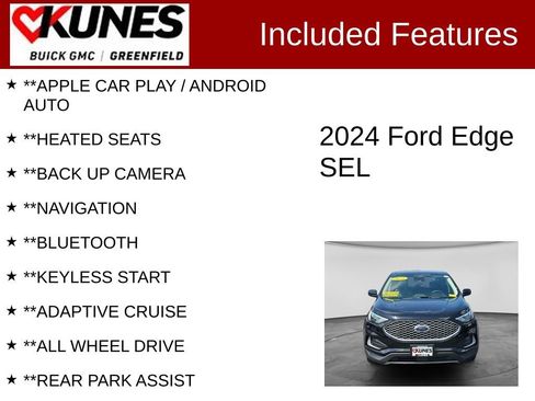 Used 2024 Ford Edge SEL AWD/4WD image 2