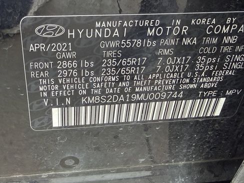 Used 2021 Hyundai Santa Fe Blue image 29