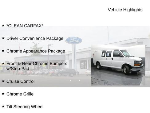 Used 2020 Chevrolet Express 2500 w/ Driver Convenience Package RWD image 19