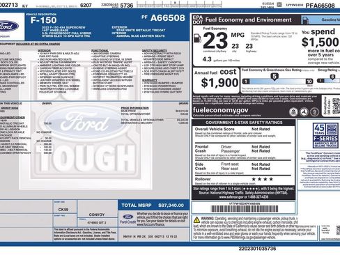Used 2023 Ford F150 Limited AWD/4WD image 26
