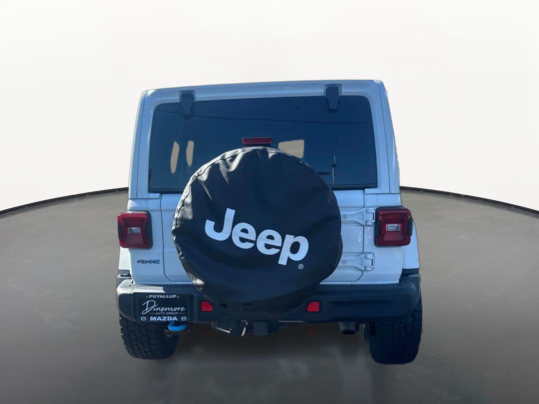 Used 2021 Jeep Wrangler Unlimited Rubicon 4xe w/ Steel Bumper Group AWD/4WD image 4