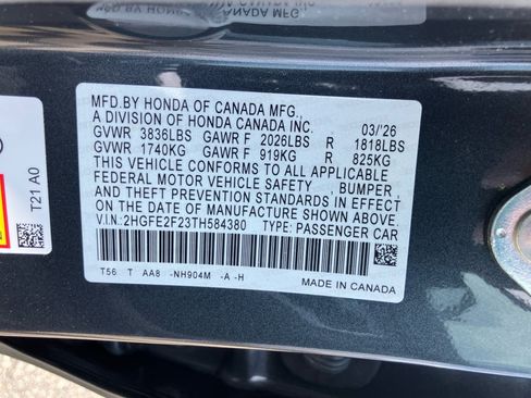 Certified 2026 Honda Civic LX image 35