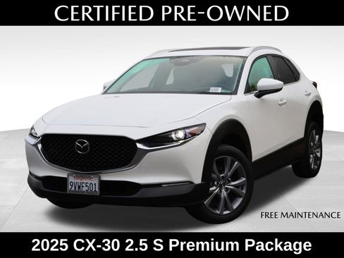 Certified 2025 MAZDA CX-30 AWD 2.5 S w/ Premium Package image 1