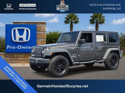Used 2016 Jeep Wrangler Unlimited Sport w/ Quick Order Package 24S