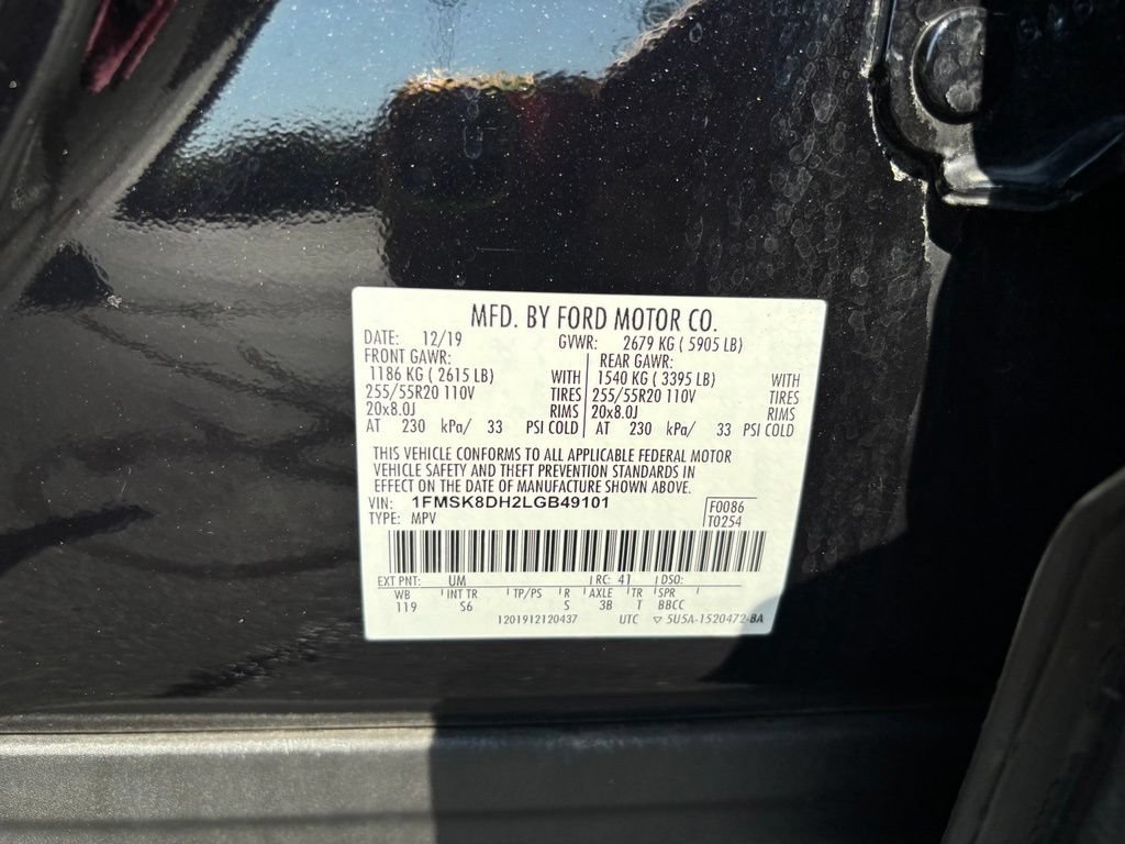 Used 2020 Ford Explorer XLT w/ Equipment Group 202A AWD/4WD image 14