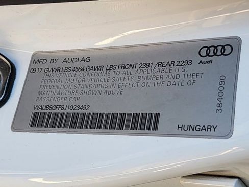 Used 2018 Audi A3 2.0T Premium w/ Convenience Package image 33