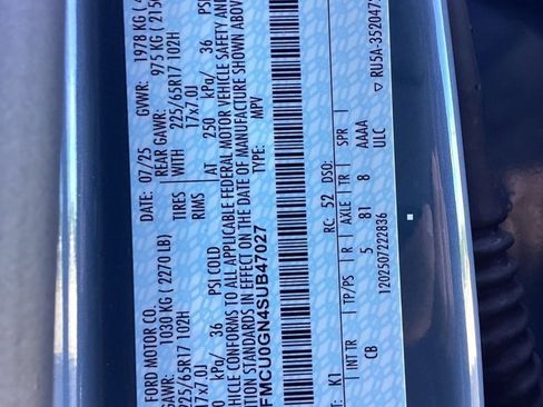 New 2025 Ford Escape Active w/ Tech Pack #1 image 60