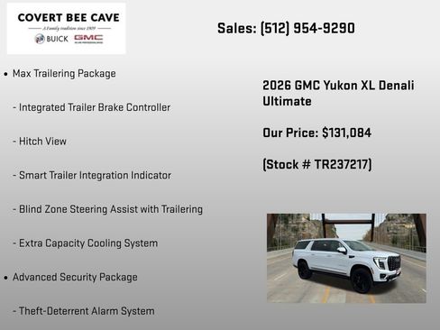 New 2026 GMC Yukon XL Denali Ultimate AWD/4WD image 30