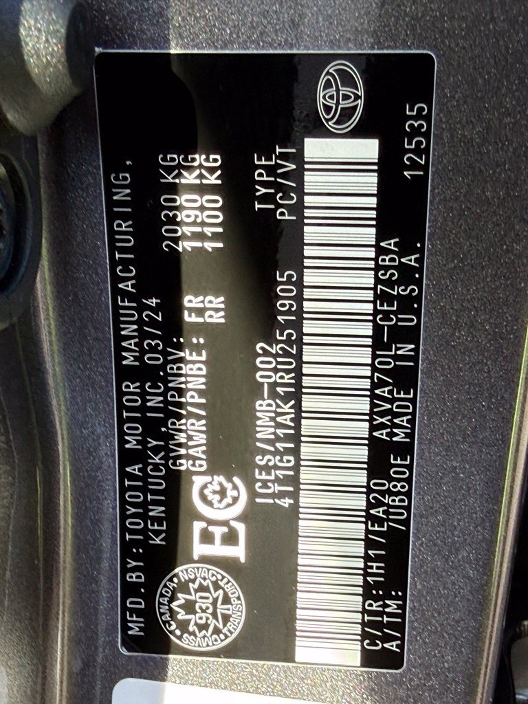 Used 2024 Toyota Camry SE FWD image 39