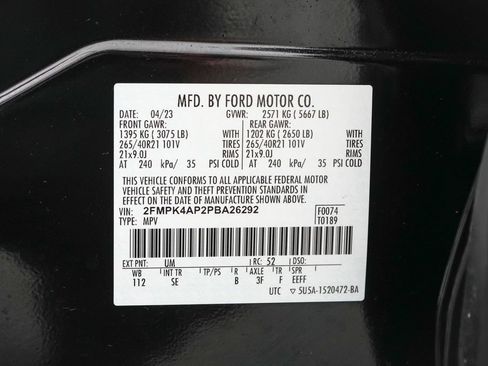 Certified 2023 Ford Edge ST w/ Equipment Group 401A AWD/4WD image 31