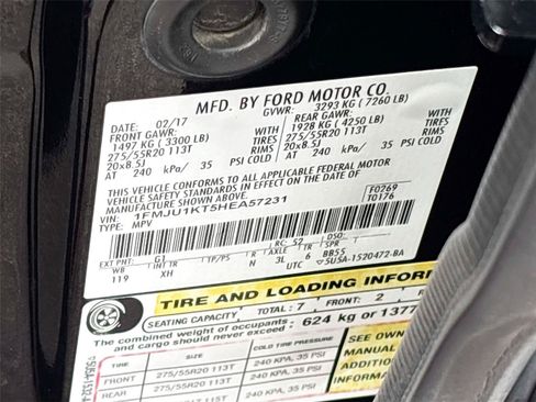 Used 2017 Ford Expedition Limited w/ Equipment Group 301A RWD image 35