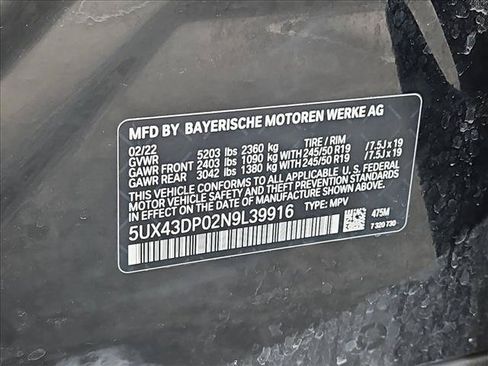 Used 2022 BMW X3 sDrive30i RWD image 14