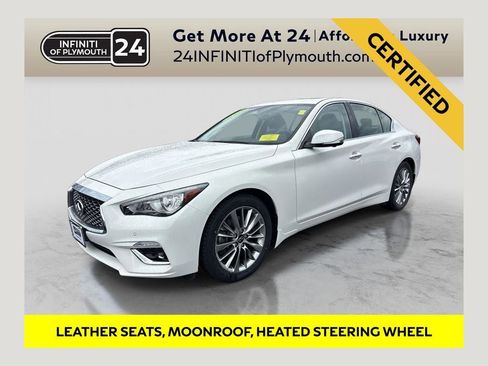 Certified 2023 INFINITI Q50 Luxe w/ Cargo Package AWD/4WD image 1