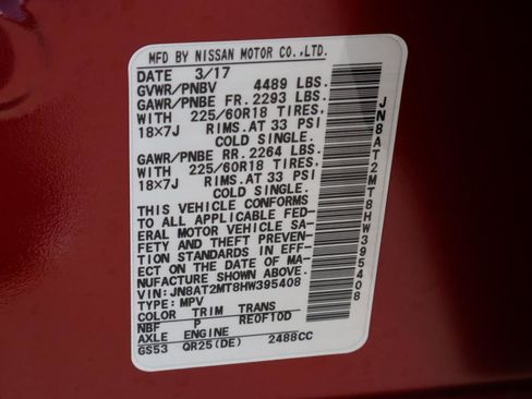 Used 2017 Nissan Rogue SL w/ SL Premium Package image 23