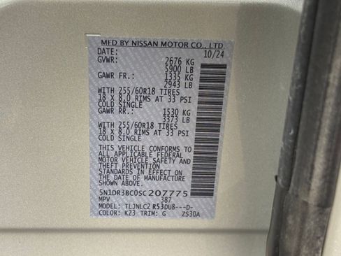 Used 2025 Nissan Pathfinder SV AWD/4WD image 32