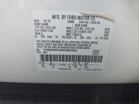 Used 2022 Ford Explorer ST-Line AWD/4WD image 33