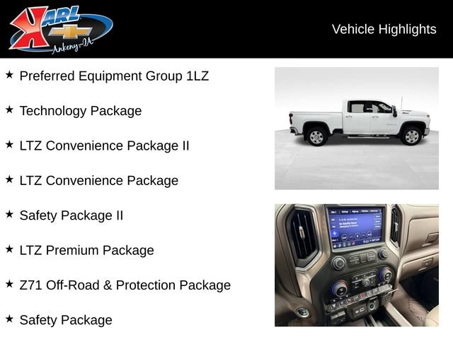 Used 2021 Chevrolet Silverado 2500 LTZ w/ LTZ Premium Package AWD/4WD image 2