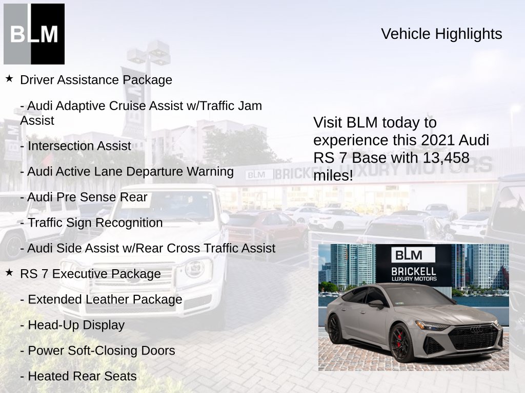 Used 2021 Audi RS 7 Sportback AWD/4WD image 5
