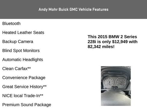 Used 2015 BMW 228i Coupe RWD image 4