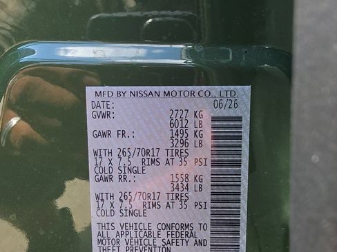 New 2026 Nissan Frontier PRO-4X w/ Pro-4x Convenience Package AWD/4WD image 30
