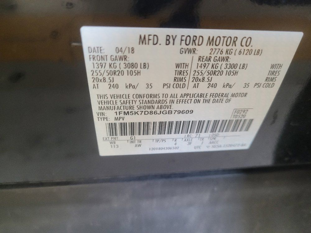 Used 2018 Ford Explorer XLT w/ Equipment Group 202A FWD image 33