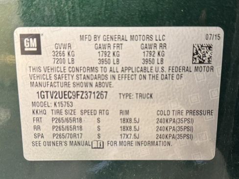 Used 2015 GMC Sierra 1500 SLE w/ SLE Value Package AWD/4WD image 39