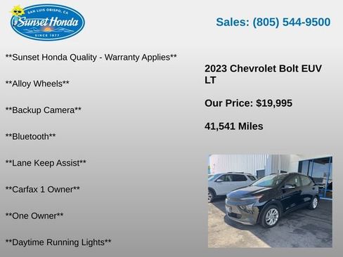 Used 2023 Chevrolet Bolt EUV LT w/ Comfort Package FWD image 5