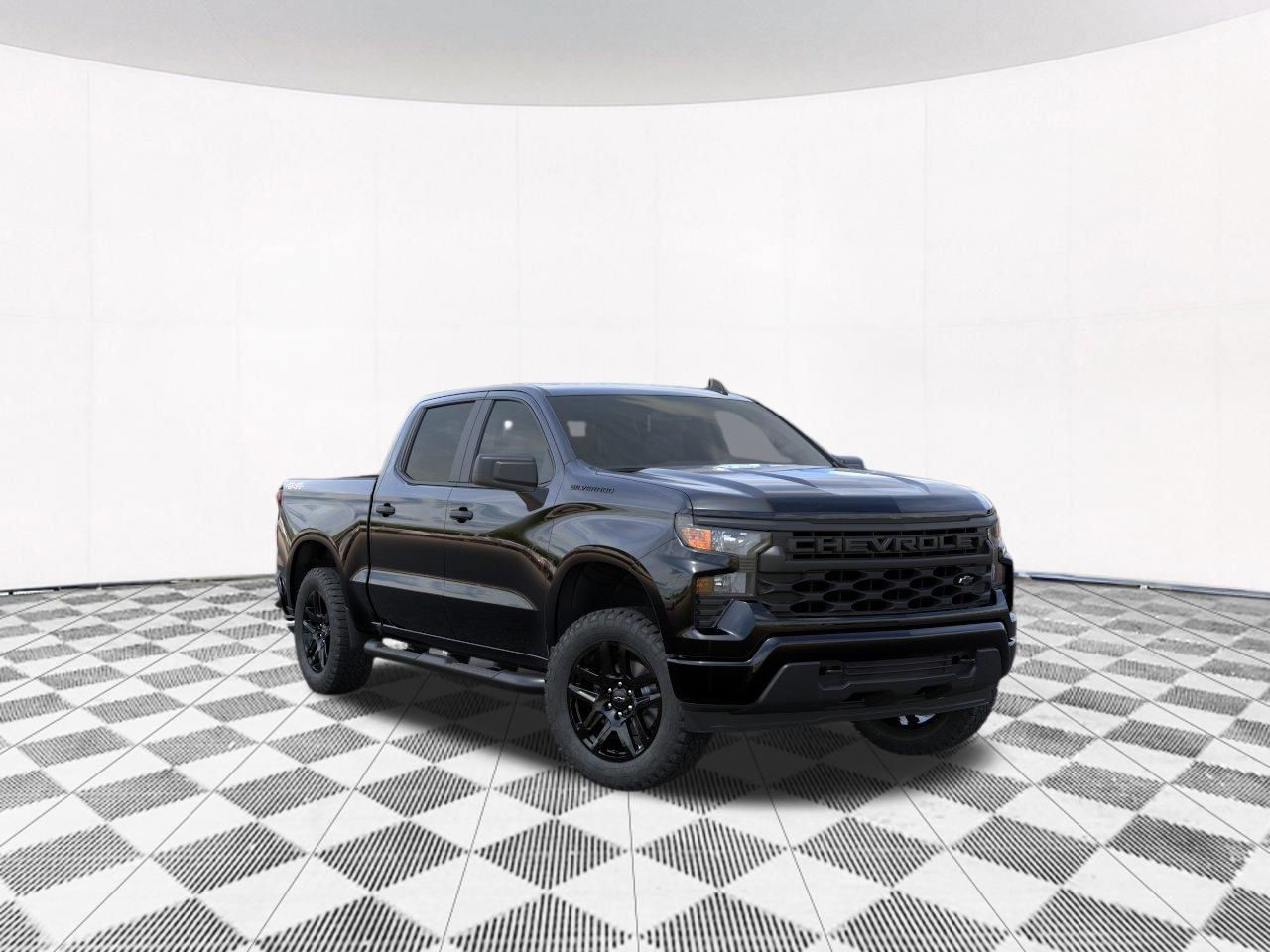 New 2026 Chevrolet Silverado 1500 Custom w/ Turbomax Blackout Package AWD/4WD image 8