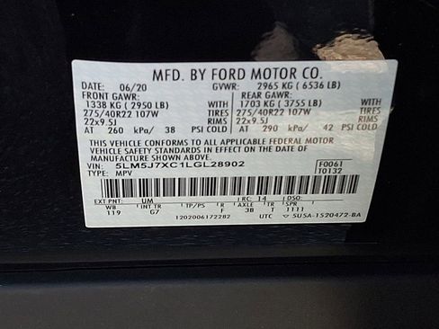 Used 2020 Lincoln Aviator Reserve w/ Equipment Group 202A image 27