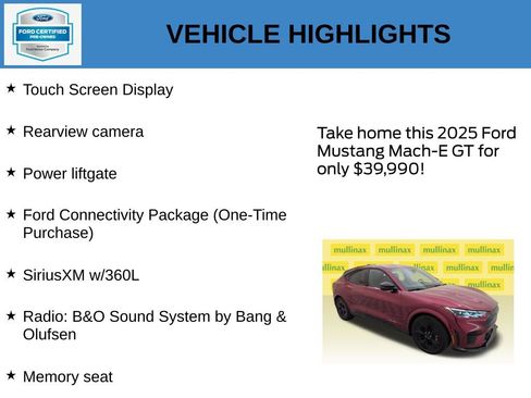 Certified 2025 Ford Mustang Mach-E GT AWD/4WD image 21
