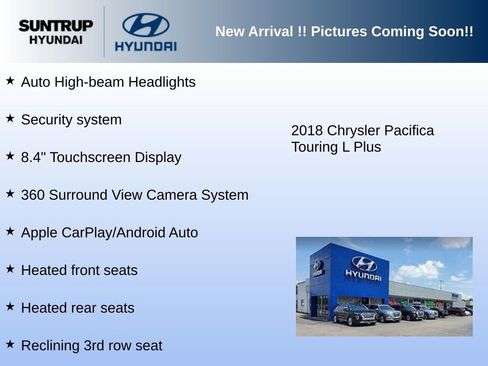 Used 2018 Chrysler Pacifica Touring-L Plus w/ Advanced Safetytec Group FWD image 4
