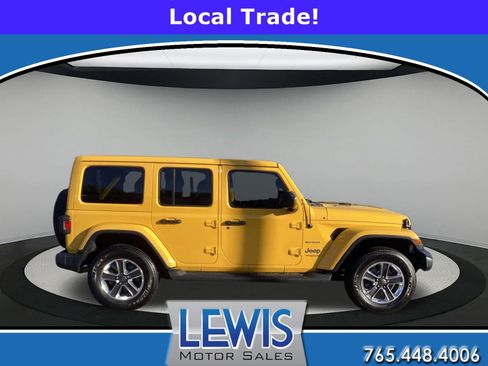 Used 2020 Jeep Wrangler Unlimited Sahara w/ Uconnect 4C Nav & Sound Group image 1