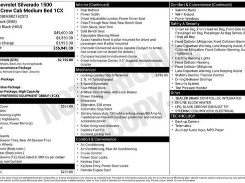 Used 2024 Chevrolet Silverado 1500 Custom w/ Rally Edition image 7