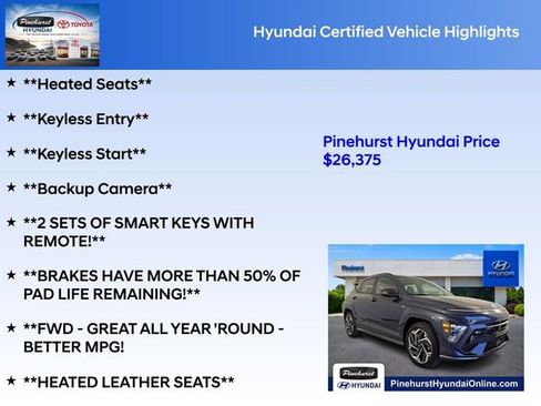 Certified 2025 Hyundai Kona N Line S FWD image 36