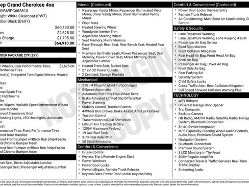 Used 2023 Jeep Grand Cherokee 4WD 4xe image 39