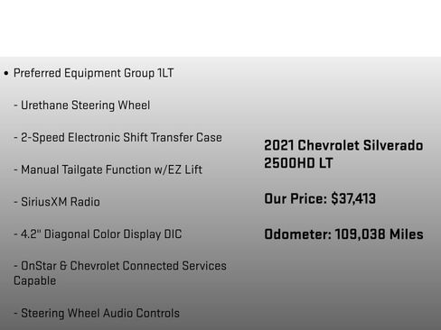 Used 2021 Chevrolet Silverado 2500 LT w/ All Star Edition AWD/4WD image 24