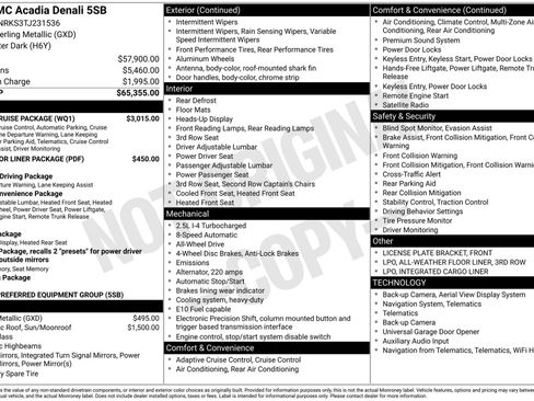 New 2026 GMC Acadia Denali w/ Super Cruise Package AWD/4WD image 5