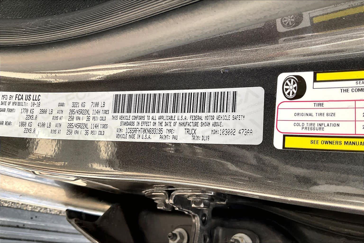 Used 2019 RAM 1500 Limited AWD/4WD image 35