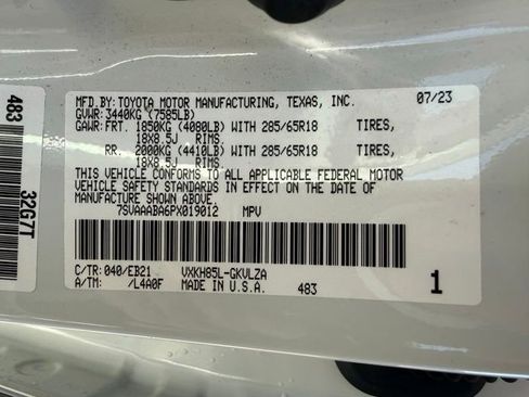 Used 2023 Toyota Sequoia TRD Pro AWD/4WD image 12