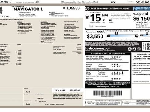 Used 2013 Lincoln Navigator L 4WD w/ HD Trailer Tow Pkg image 12