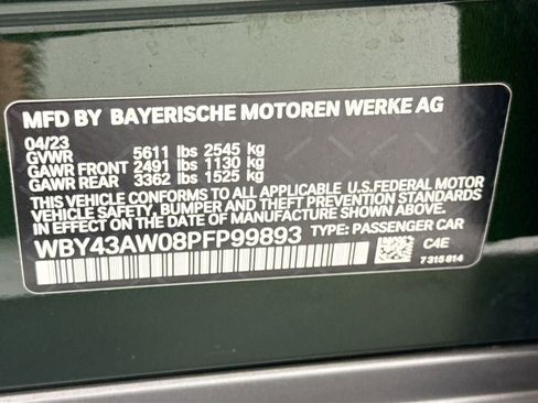 Certified 2023 BMW i4 eDrive35 w/ Premium Package RWD image 34