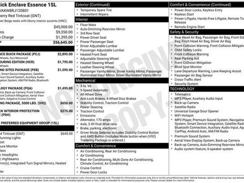 Used 2024 Buick Enclave Essence w/ Experience Buick Package AWD/4WD image 8