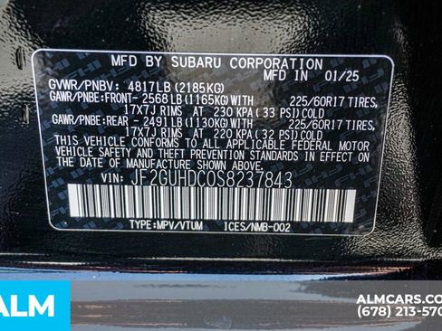 Used 2025 Subaru Crosstrek 2.0i Premium AWD/4WD image 58