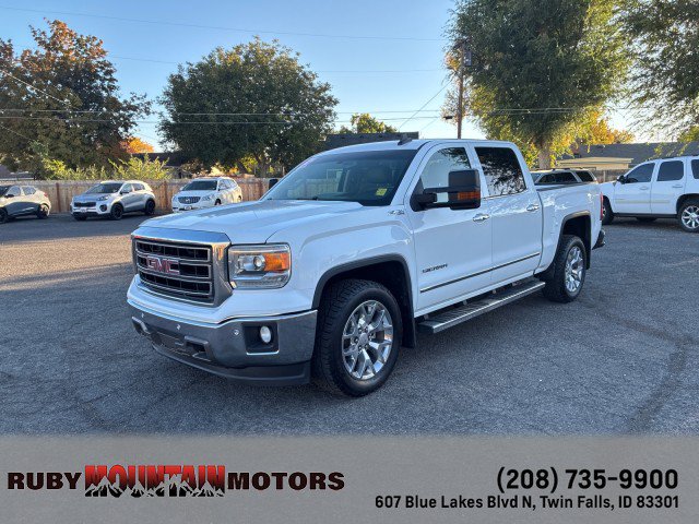 Used 2015 GMC Sierra 1500 SLT w/ SLT Crew Cab Value Package AWD/4WD image 3