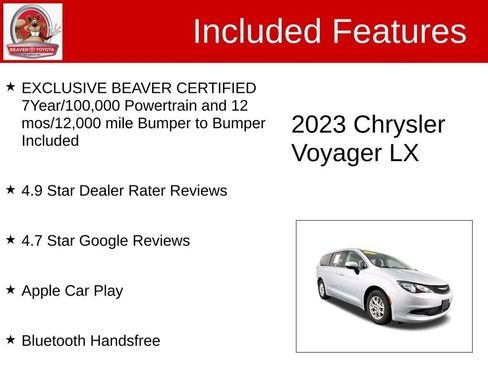 Used 2023 Chrysler Voyager LX FWD image 4