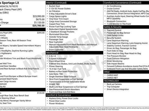 Used 2020 Kia Sportage LX image 5