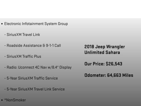 Used 2018 Jeep Wrangler Unlimited Sahara AWD/4WD image 18