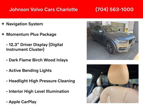 Used 2017 Volvo XC90 T5 Momentum w/ Vision Package AWD/4WD image 3