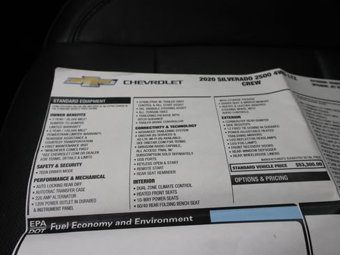 Used 2020 Chevrolet Silverado 2500 LTZ w/ LTZ Premium Package AWD/4WD image 67