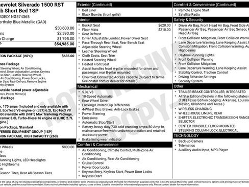 Used 2022 Chevrolet Silverado 1500 RST w/ Protection Package RWD image 6